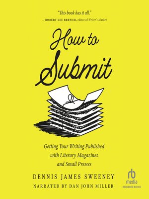 How to Submit - Audiobook